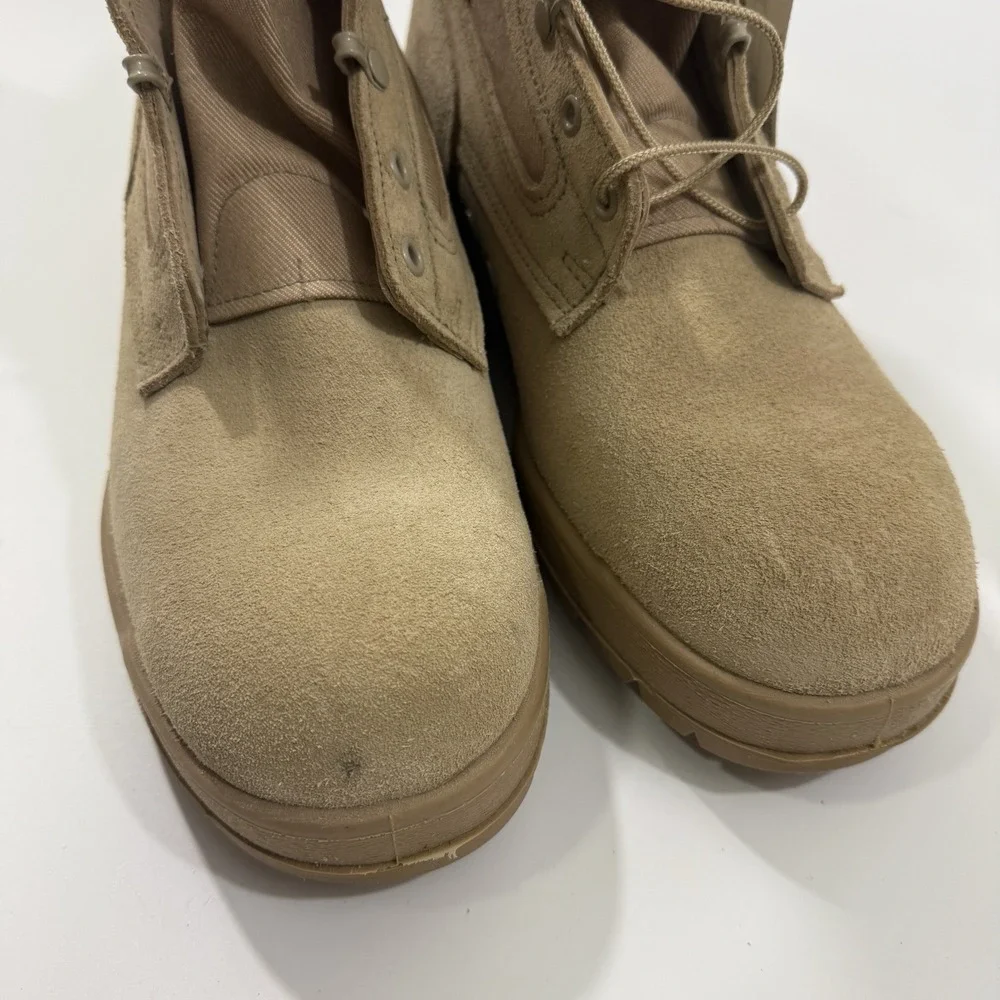 NEW McRae Footwear HW-FR Mens Army HOT Weather Desert Boots Vibram Size 12.5R